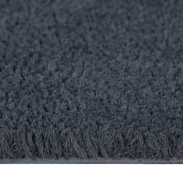 Fußmatte Dunkelgrau 90x150 cm Kokosfaser Getuftet