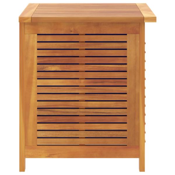 Gartenbox mit Lüftungsschlitzen 60x50x56 cm Massivholz Akazie