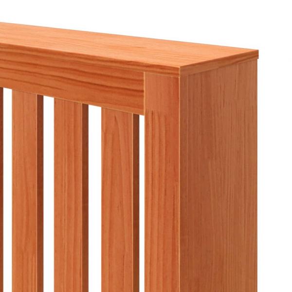 Heizkörperverkleidung Wachsbraun 108,5x19x84cm Massivholz