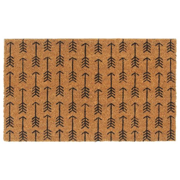 ARDEBO.de - Fußmatte Natur 45x75 cm Kokosfaser Getuftet