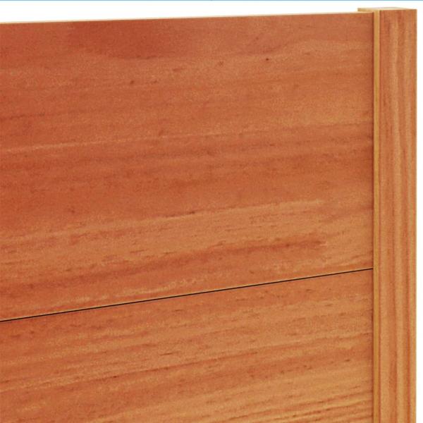 Kopfteil Wachsbraun 135 cm Massivholz Kiefer