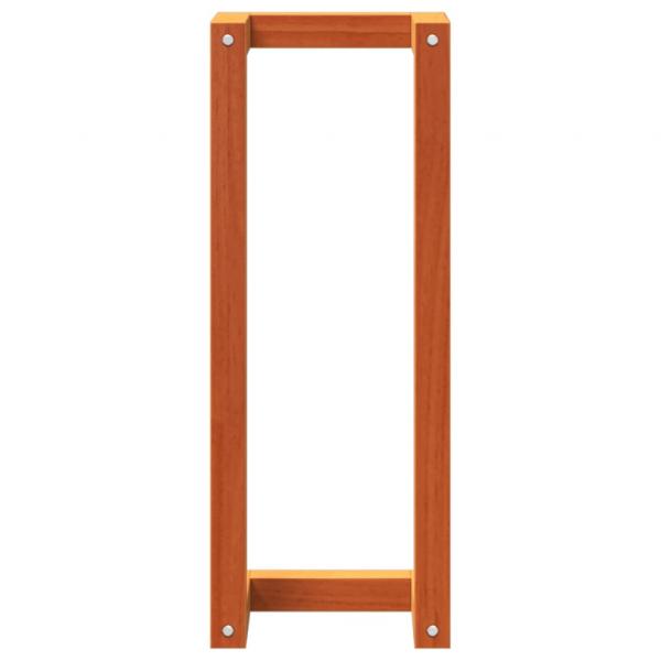Handtuchhalter Wachsbraun 23x18x60 cm Massivholz Kiefer