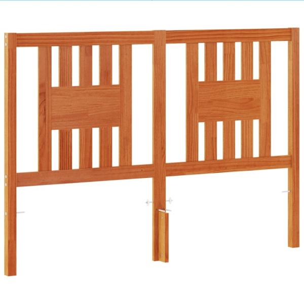 Kopfteil Wachsbraun 140 cm Massivholz Kiefer