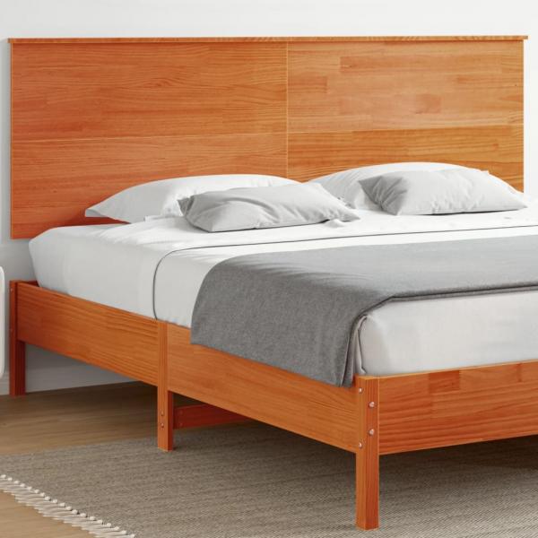 ARDEBO.de - Kopfteil Wachsbraun 180 cm Massivholz Kiefer