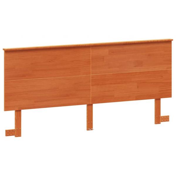 Kopfteil Wachsbraun 180 cm Massivholz Kiefer