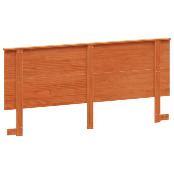 Kopfteil Wachsbraun 180 cm Massivholz Kiefer