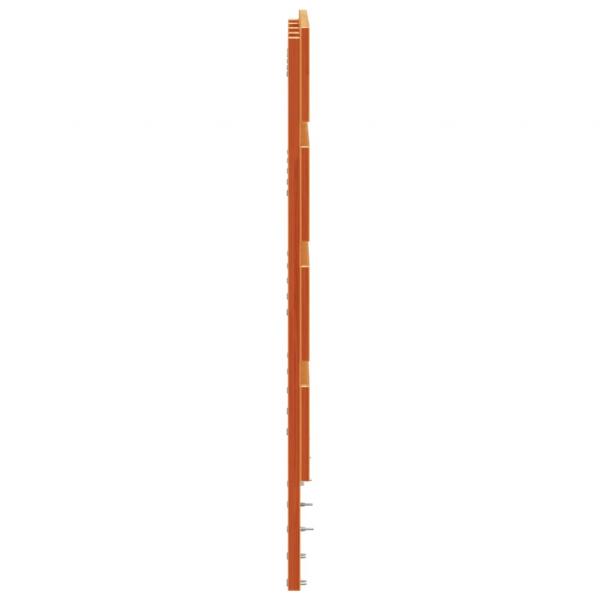 Kopfteil Wachsbraun 120 cm Massivholz Kiefer