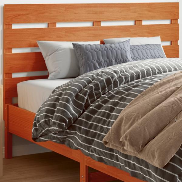 ARDEBO.de - Kopfteil Wachsbraun 150 cm Massivholz Kiefer