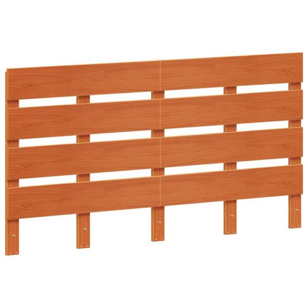 Kopfteil Wachsbraun 150 cm Massivholz Kiefer