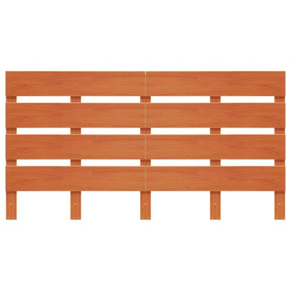 Kopfteil Wachsbraun 150 cm Massivholz Kiefer