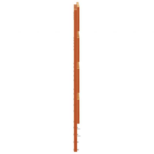 Kopfteil Wachsbraun 150 cm Massivholz Kiefer