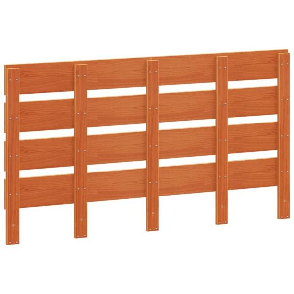 Kopfteil Wachsbraun 150 cm Massivholz Kiefer