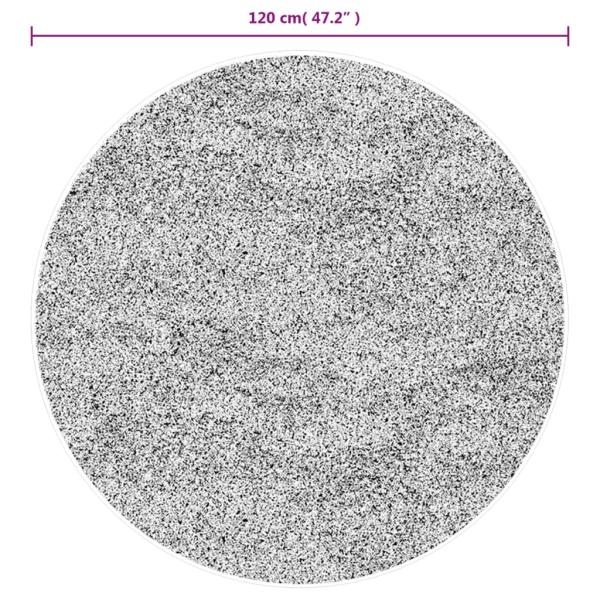 Teppich IZA Kurzflor Skandinavischer Look Creme Ø 120 cm