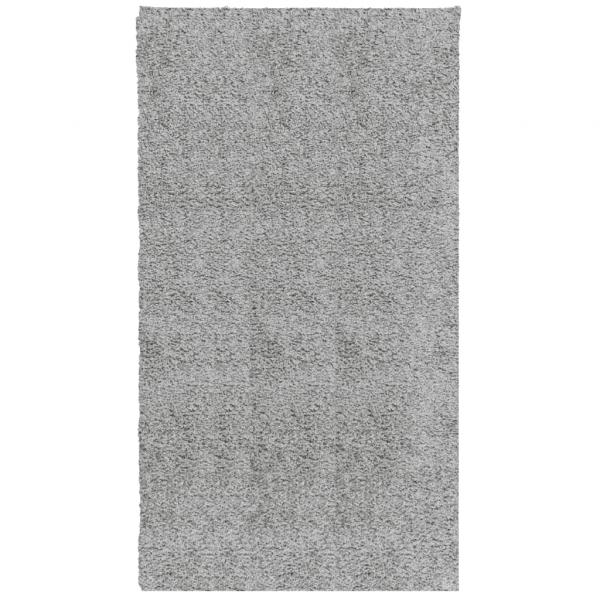 Shaggy-Teppich PAMPLONA Hochflor Modern Grau 60x110 cm