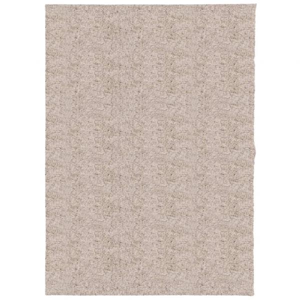 Shaggy-Teppich PAMPLONA Hochflor Modern Beige 240x340 cm