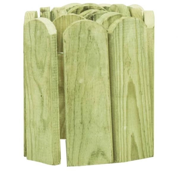 Beeteinfassung Grün 120 cm Imprägniertes Kiefernholz