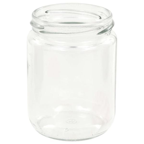 Marmeladengläser mit Weißem/Rotem Deckel 48 Stk. 230 ml