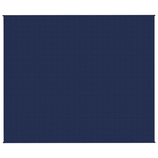 Gewichtsdecke Blau 220x260 cm 11 kg Stoff