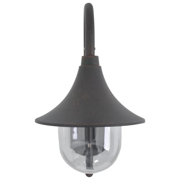 Garten-Wandleuchte E27 42 cm Aluminium Bronze 
