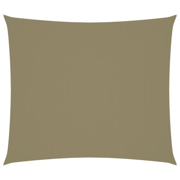 Sonnensegel Oxford-Gewebe Rechteckig 2,5x3 m Beige