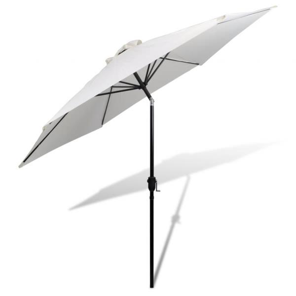 Sonnenschirm Strandschirm Sonnenschutz Garten Schirm Sandweiß 3m