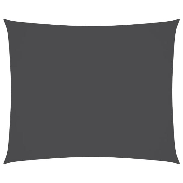 Sonnensegel Oxford-Gewebe Rechteckig 4x5 m Anthrazit