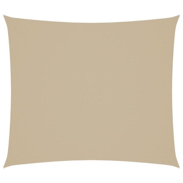 Sonnensegel Oxford-Gewebe Rechteckig 2x2,5 m Beige