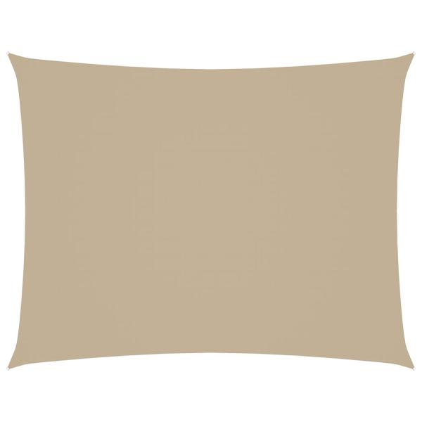 Sonnensegel Oxford-Gewebe Rechteckig 2,5x4 m Beige