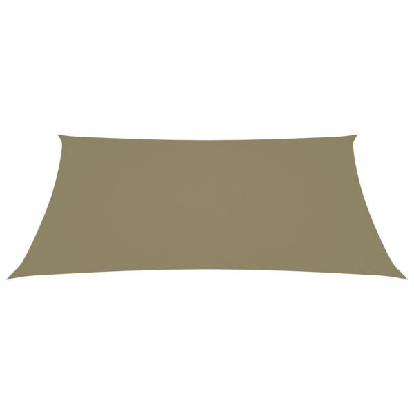 Sonnensegel Oxford-Gewebe Rechteckig 2,5x4 m Beige