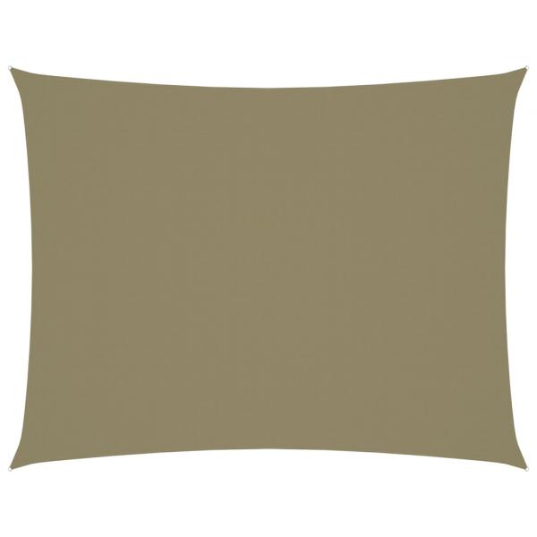Sonnensegel Oxford-Gewebe Rechteckig 2,5x4 m Beige