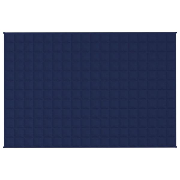 Gewichtsdecke Blau 122x183 cm 9 kg Stoff