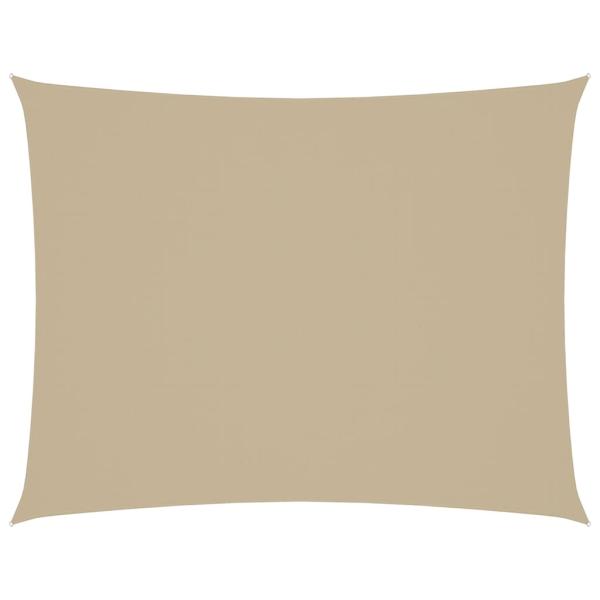 Sonnensegel Oxford-Gewebe Rechteckig 2x3,5 m Beige