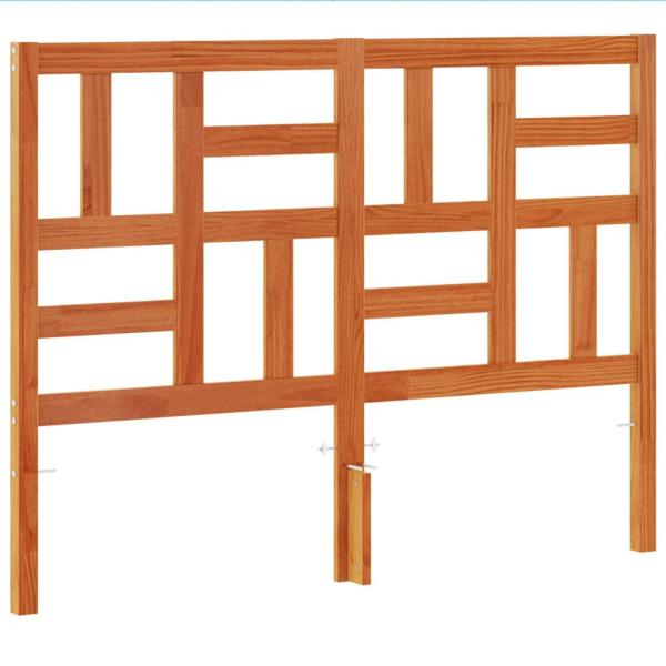 Kopfteil Wachsbraun 180 cm Massivholz Kiefer