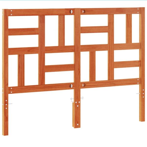 Kopfteil Wachsbraun 180 cm Massivholz Kiefer