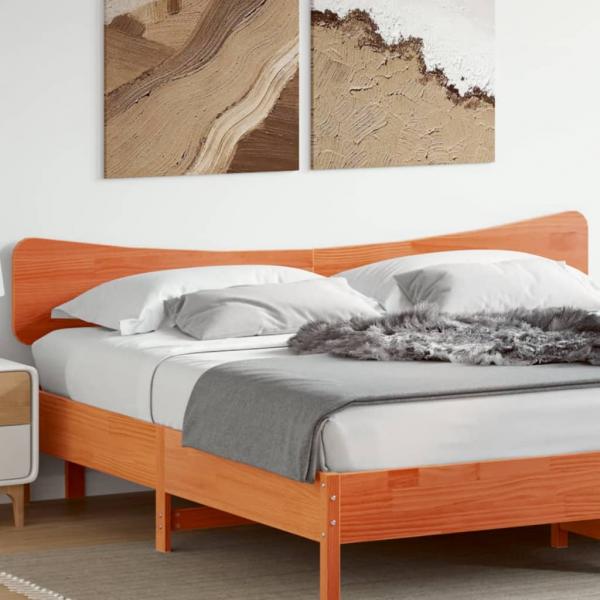 ARDEBO.de - Kopfteil Wachsbraun 180 cm Massivholz Kiefer