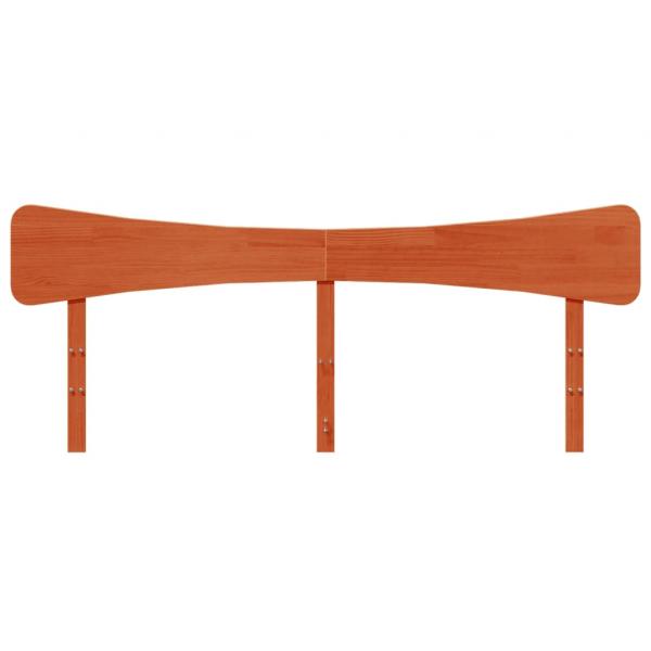 Kopfteil Wachsbraun 180 cm Massivholz Kiefer