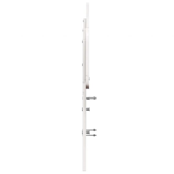 Kopfteil Weiß 135 cm Massivholz Kiefer