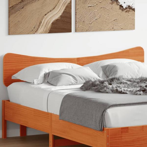ARDEBO.de - Kopfteil Wachsbraun 140 cm Massivholz Kiefer