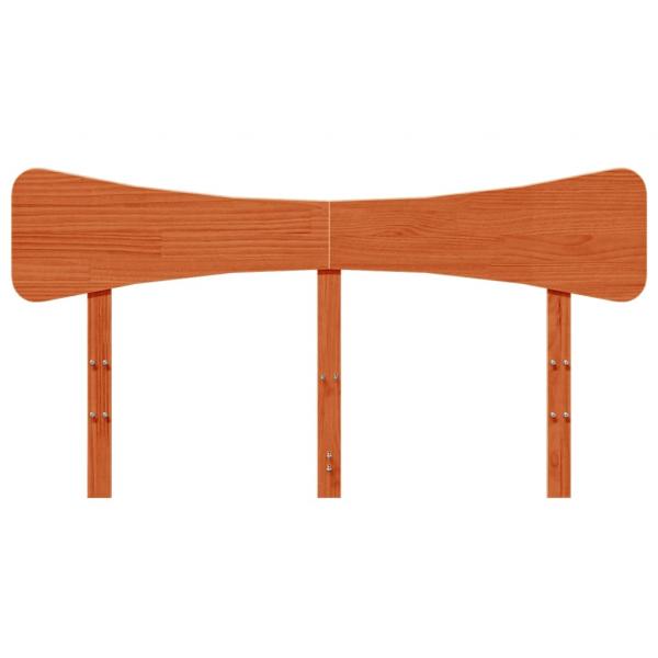 Kopfteil Wachsbraun 140 cm Massivholz Kiefer