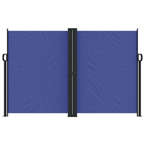 Seitenmarkise Ausziehbar Blau 160x1000 cm