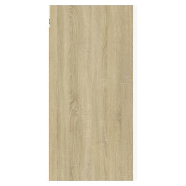 TV-Schränke 2 Stk. Weiß Sonoma-Eiche 30,5x30x60cm Holzwerkstoff