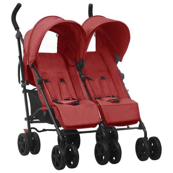 ARDEBO.de - Geschwisterwagen Rot Stahl