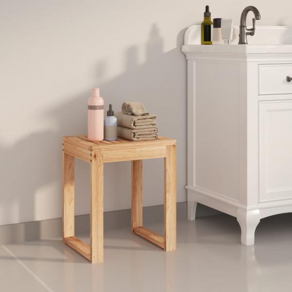 ARDEBO.de - Badhocker 40x30x46 cm Massivholz Nussbaum