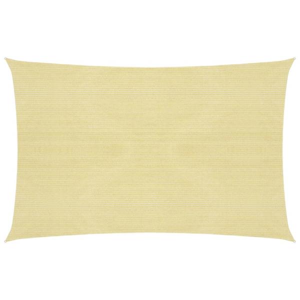 ARDEBO.de - Sonnensegel 160 g/m² Beige 2,5x3 m HDPE