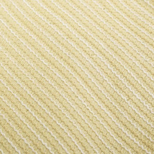 Sonnensegel 160 g/m² Beige 2,5x3 m HDPE