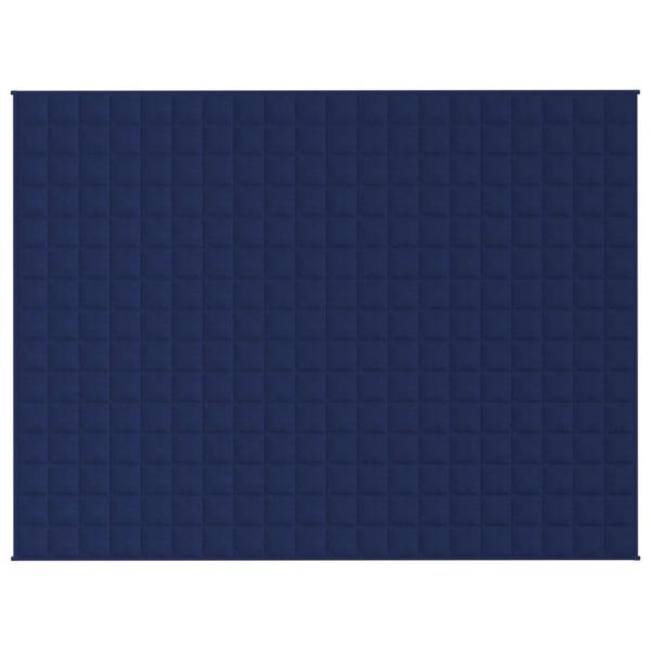 Gewichtsdecke Blau 150x200 cm 7 kg Stoff