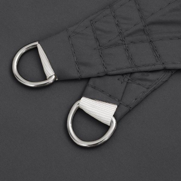 Sonnensegel Oxford-Gewebe Quadratisch 5x5 m Anthrazit