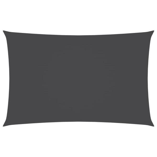 Sonnensegel Oxford-Gewebe Rechteckig 4x7 m Anthrazit