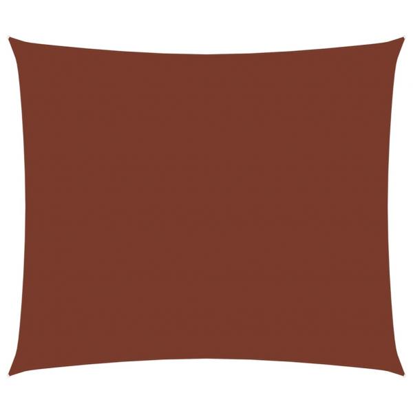 Sonnensegel Oxford-Gewebe Rechteckig 3x4 m Terrakotta-Rot