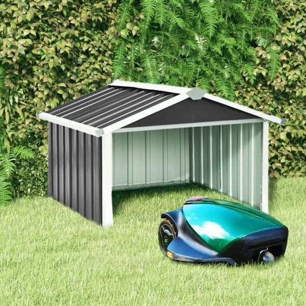 ARDEBO.de - Rasenmäher Garage 92x97x63 cm Verzinkter Stahl Anthrazit   